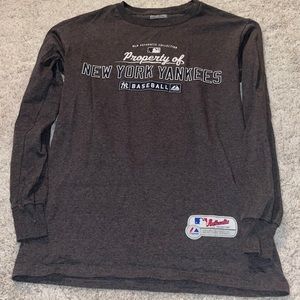 NEW YORK YANKEES authentic Majestic long sleeve tshirt